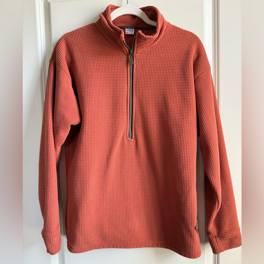 J2 Softwear Men's Rust Half-Zip Sweater Made in Colorado
